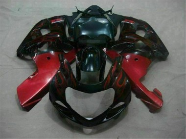 Carénage Moto Suzuki GSXR 600 / 750 K1 K2 K3 2001-2003 - Noir Rouge