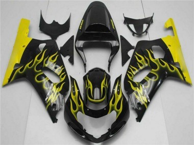 Carénage Moto Suzuki GSXR 600 / 750 K1 K2 K3 2001-2003 - Noir