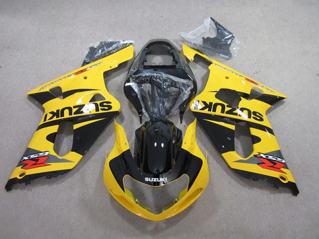 Carénage Moto Suzuki GSXR 600 K1 K2 K3 2001-2003 - Jaune Noir Carénage Moto Suzuki GSXR 600 K1 K2 K3 2001-2003 - Jaune Noir
