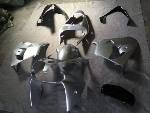 Carénages Moto ZX9R 2002-2003 - Argent Noir Brillant Carénages Moto ZX9R 2002-2003 - Argent Noir Brillant