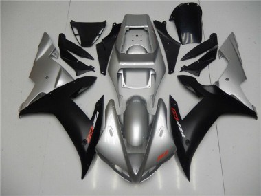 Carénage Moto Yamaha R1 2002-2003 - Argent Noir