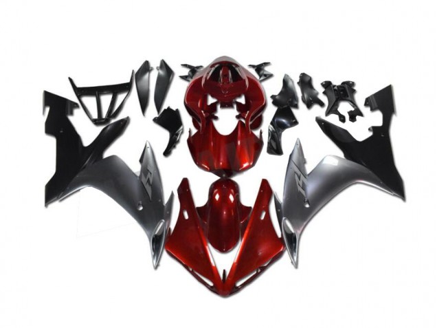 Carénage Moto Yamaha R1 2002-2003 - Rouge Gris Noir Carénage Moto Yamaha R1 2002-2003 - Rouge Gris Noir