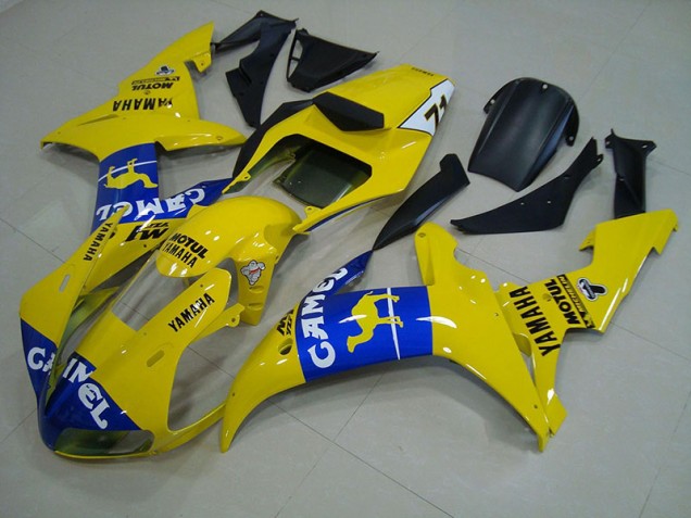 Carénage Moto Yamaha R1 2002-2003 - Bleu Jaune