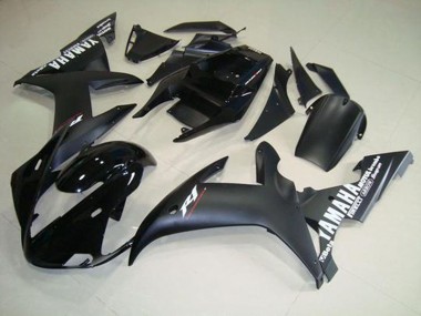 Carénage Moto Yamaha R1 2002-2003 - Noir Mat Blanc