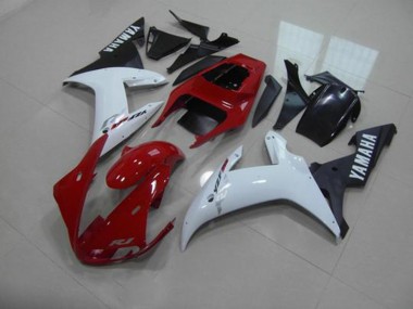 Carénage Moto Yamaha R1 2002-2003 - Rouge Blanc Noir