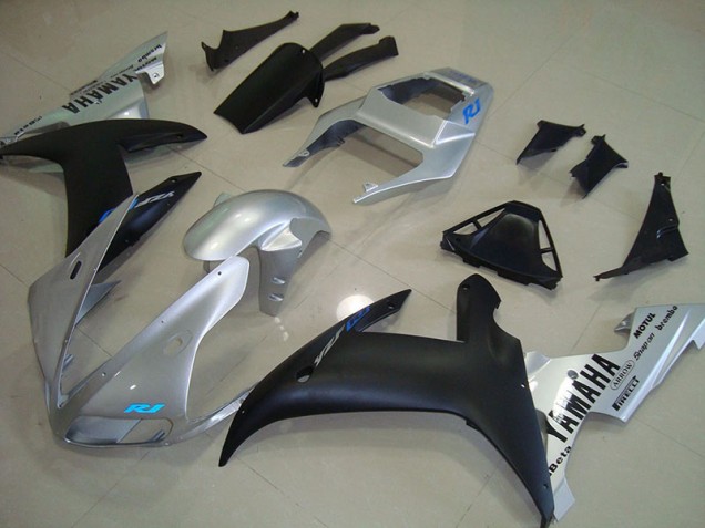 Carénage Moto Yamaha R1 2002-2003 - Argent Bleu