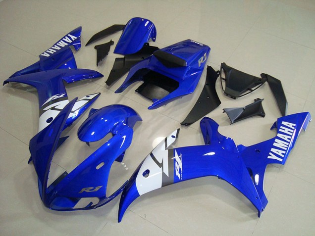 Carénage Moto Yamaha R1 2002-2003 - Blanc Bleu Carénage Moto Yamaha R1 2002-2003 - Blanc Bleu
