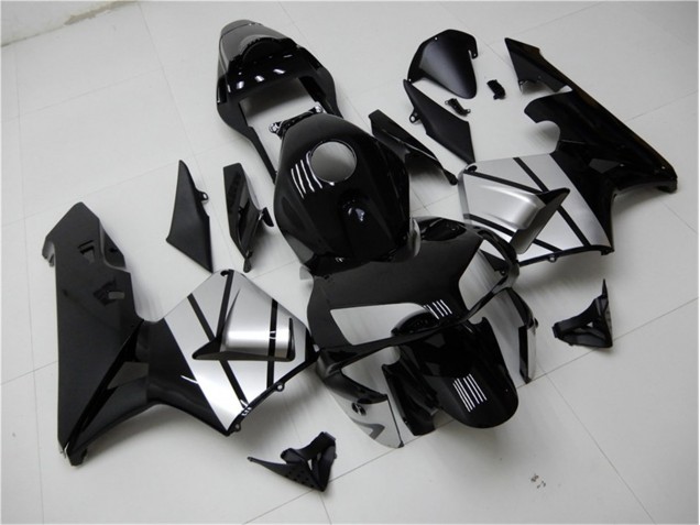 Carénage Moto Honda CBR 600 RR 2003-2004 - Noir Argent