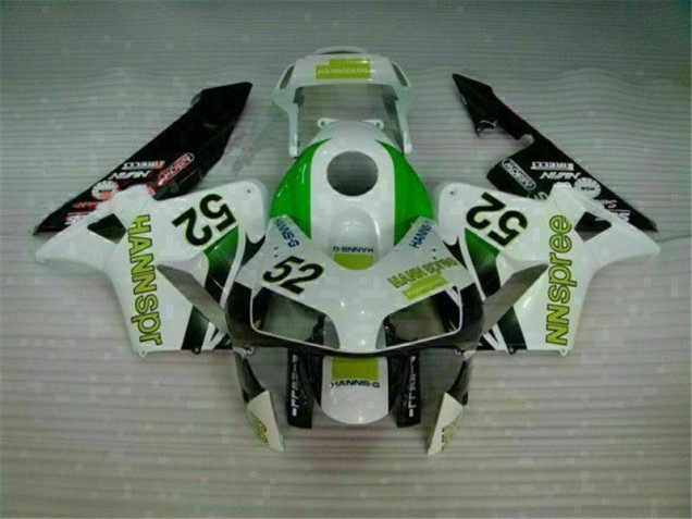 Carénage Moto Honda CBR 600 RR 2003-2004 - Vert Blanc Noir Carénage Moto Honda CBR 600 RR 2003-2004 - Vert Blanc Noir