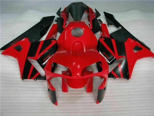 Kit Carénages Motos Honda CBR 600 RR 2003-2004 - Rouge Noir Kit Carénages Motos Honda CBR 600 RR 2003-2004 - Rouge Noir