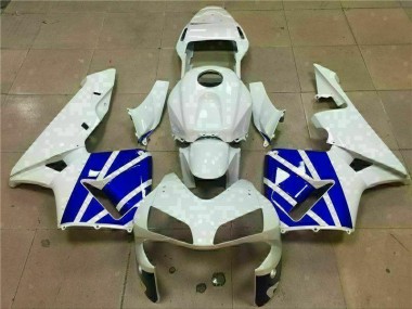 Carénages Moto Honda CBR 600 RR 2003-2004 - Blanc Bleu