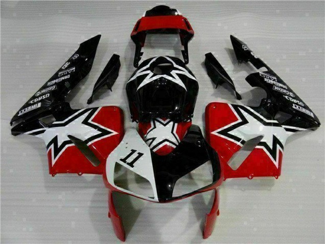 Carénage Moto Honda CBR 600 RR 2003-2004 - Noir Blanc 11 Carénage Moto Honda CBR 600 RR 2003-2004 - Noir Blanc 11
