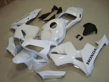 Carénage Moto Honda CBR 600 RR 2003-2004 - Blanc Noir Décalque