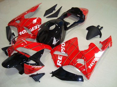 Carénage Moto Honda CBR 600 RR 2003-2004 - Noir Spider Man Repsol
