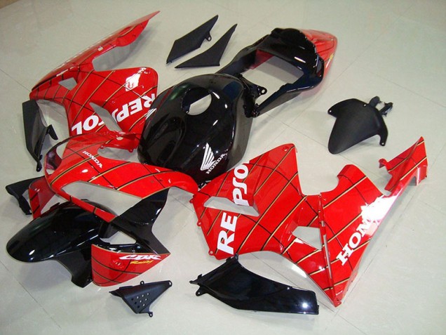 Carénage Moto Honda CBR 600 RR 2003-2004 - Noir Spider Man Repsol Carénage Moto Honda CBR 600 RR 2003-2004 - Noir Spider Man Repsol