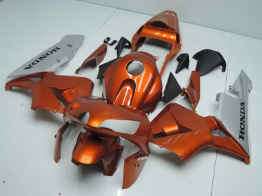 Carénage Moto Honda CBR 600 RR 2003-2004 - Orange Argent