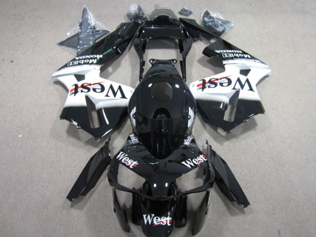 Carénage Moto Honda CBR 600 RR 2003-2004 - West Blanc Noir Carénage Moto Honda CBR 600 RR 2003-2004 - West Blanc Noir