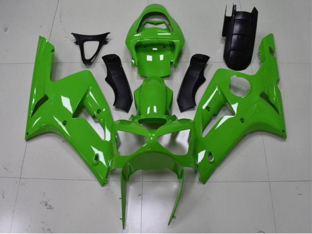 Carénages Moto ZX6R 2003-2004 - Vert Carénages Moto ZX6R 2003-2004 - Vert