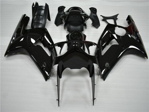 Carénage Moto ZX6R 2003-2004 - Noir Brillant