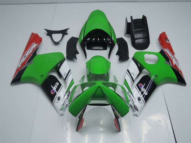 Carénage Moto ZX6R 2003-2004 - Vert Motocard Carénage Moto ZX6R 2003-2004 - Vert Motocard