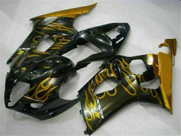 Carénage Moto Suzuki GSXR 1000 K3 2003-2004 - Or Noir Carénage Moto Suzuki GSXR 1000 K3 2003-2004 - Or Noir