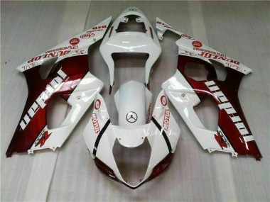 Carénage Moto Suzuki GSXR 1000 K3 2003-2004 - Rouge Blanc
