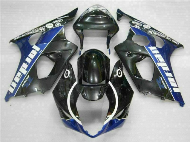 Carénage Moto Suzuki GSXR 1000 K3 2003-2004 - Noir Bleu