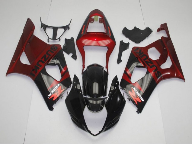 Carénage Moto Suzuki GSXR 1000 K3 2003-2004 - Noir Rouge Carénage Moto Suzuki GSXR 1000 K3 2003-2004 - Noir Rouge