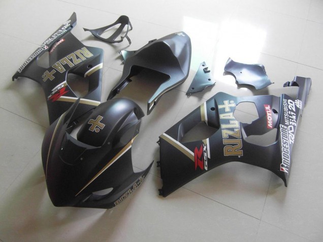 Carénage Moto Suzuki GSXR 1000 K3 2003-2004 - Noir Mat Rizla Courses Carénage Moto Suzuki GSXR 1000 K3 2003-2004 - Noir Mat Rizla Courses