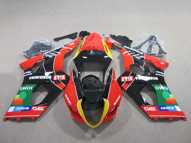 Carénage Moto Suzuki GSXR 1000 K3 2003-2004 - Rouge Vert Noir Carénage Moto Suzuki GSXR 1000 K3 2003-2004 - Rouge Vert Noir