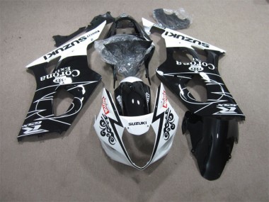 Carénage Moto Suzuki GSXR 1000 K3 2003-2004 - Noir Blanc Corona Extra Motul
