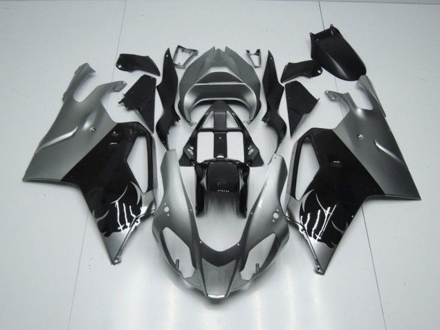 Carénage Moto Aprilia RSV 1000 2003-2006 - Gris et Noir Carénage Moto Aprilia RSV 1000 2003-2006 - Gris et Noir