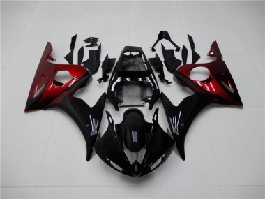 Carénage Moto Yamaha R6 2003-2005 - Noir Rouge