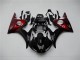 Carénage Moto Yamaha R6 2003-2005 - Noir Rouge Carénage Moto Yamaha R6 2003-2005 - Noir Rouge