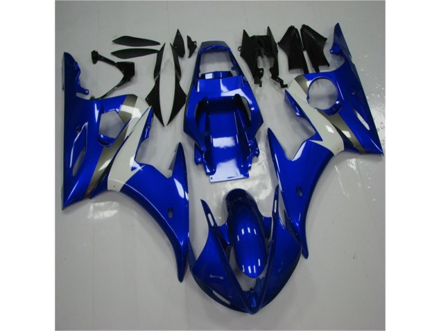 Carrosserie Moto Yamaha R6 2003-2005 - Bleu Blanc Carrosserie Moto Yamaha R6 2003-2005 - Bleu Blanc