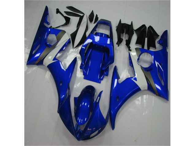 Carrosserie Moto Yamaha R6 2003-2005 - Bleu Blanc Carrosserie Moto Yamaha R6 2003-2005 - Bleu Blanc