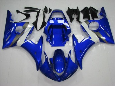 Carrosserie Moto Yamaha R6 2003-2005 - Bleu Blanc
