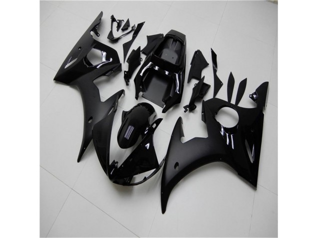 Carénage Moto Yamaha R6 2003-2005 - Brillant Noir Mat Carénage Moto Yamaha R6 2003-2005 - Brillant Noir Mat