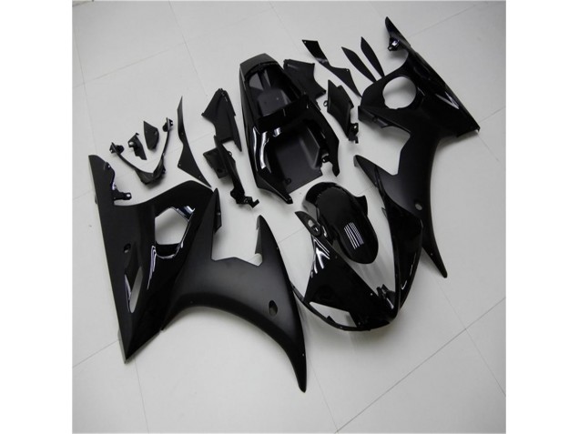 Carénage Moto Yamaha R6 2003-2005 - Brillant Noir Mat Carénage Moto Yamaha R6 2003-2005 - Brillant Noir Mat