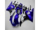 Carénage Moto Yamaha R6 2003-2005 - Bleu Blanc Noir