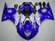 Kit Carénages Motos Complet Yamaha R6 2003-2005 - Bleu Blanc Kit Carénages Motos Complet Yamaha R6 2003-2005 - Bleu Blanc