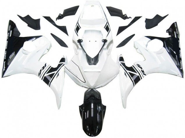 Carénage Moto Yamaha R6 2003-2005 - Noir Blanc Tribal Carénage Moto Yamaha R6 2003-2005 - Noir Blanc Tribal