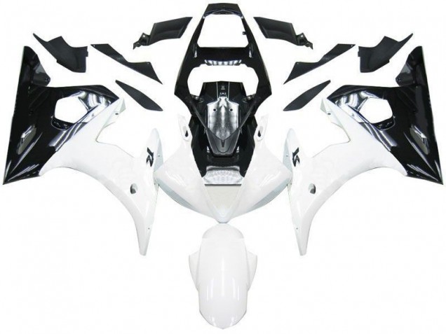 Carénage Moto Yamaha R6 2003-2005 - Noir Blanc