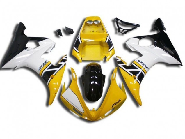 Carénage Moto Yamaha R6 2003-2005 - Jaune Carénage Moto Yamaha R6 2003-2005 - Jaune