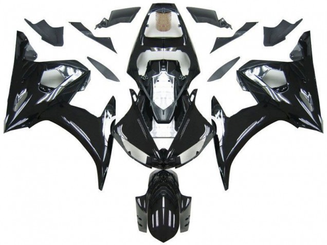 Kit Carénages Motos Complet Yamaha R6 2003-2005 - Noir Kit Carénages Motos Complet Yamaha R6 2003-2005 - Noir