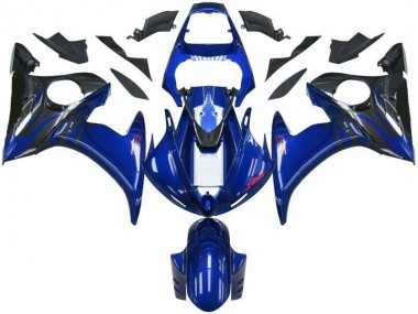 Carénage Moto Yamaha R6 2003-2005 - Bleu Noir