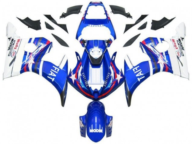 Carénage Moto Yamaha R6 2003-2005 - Bleu Star Fiat Carénage Moto Yamaha R6 2003-2005 - Bleu Star Fiat
