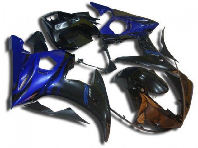Carénage Moto Yamaha R6 2003-2005 - Bleu Flamme Carénage Moto Yamaha R6 2003-2005 - Bleu Flamme