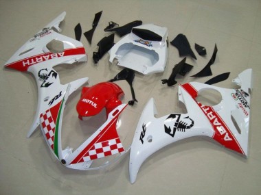 Carrosserie Moto Yamaha R6 2003-2005 - Rouge Blanc