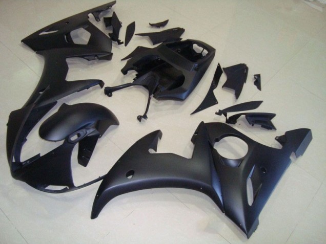 Carénages Moto Yamaha R6 2003-2005 - Noir Mat Carénages Moto Yamaha R6 2003-2005 - Noir Mat
